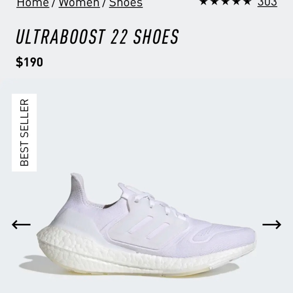 ULTRABOOST 22 SHOES ADIDAS